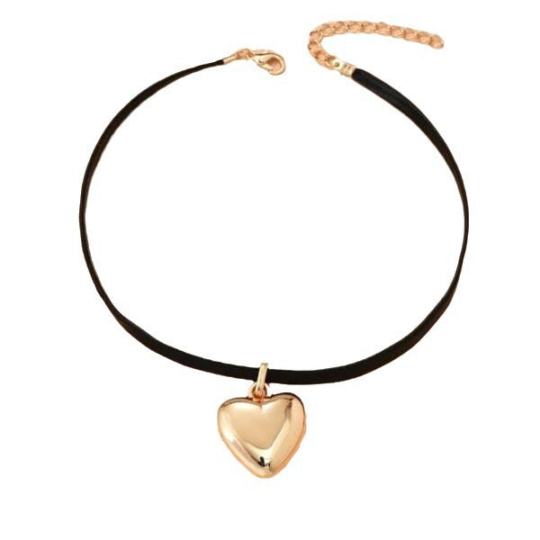 Elegant Hjärt-halsband