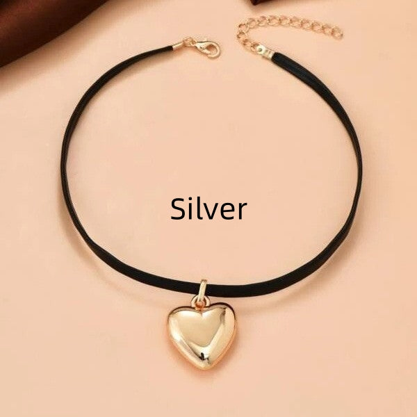 Elegant Hjärt-halsband