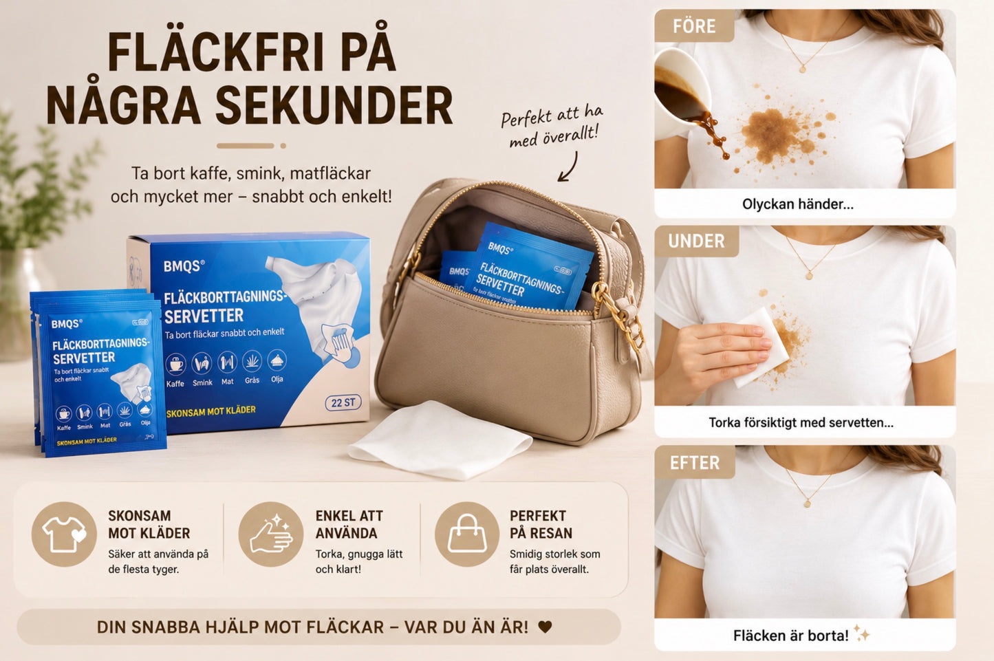 Rädda kläderna på sekunder