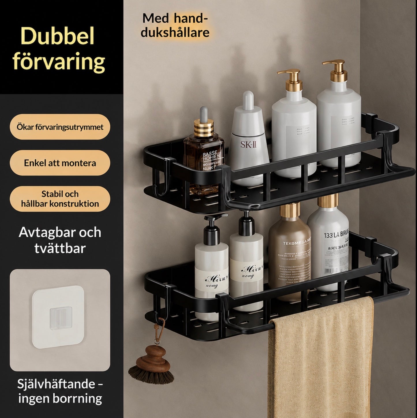 🖤 Stil & Förvaring i Ett