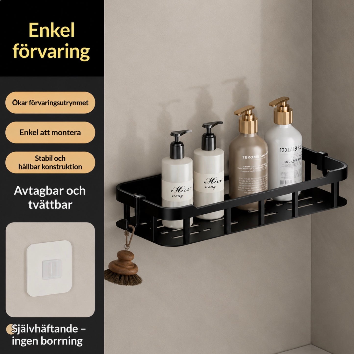 🖤 Stil & Förvaring i Ett