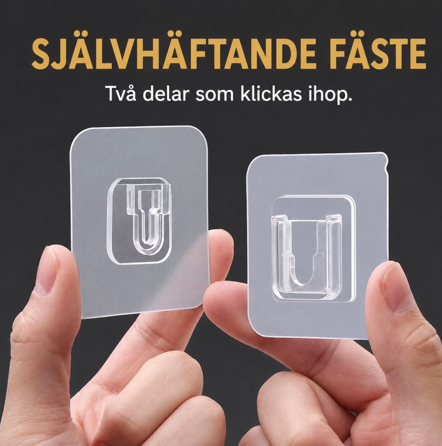 Självhäftande Väggfästen 5/10-pack